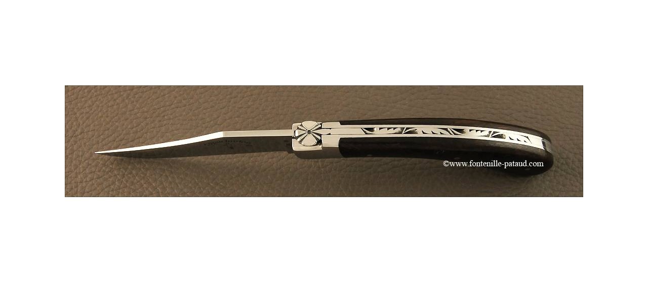 "Le Capuchadou" 12 cm hand made knife, Arizona Ironwood
