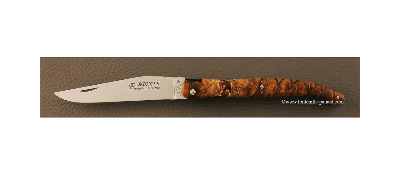 Laguiole Traditional 12 cm knife Classic Range Full Handle Stabilized beech