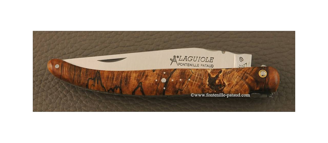 Laguiole Traditional 12 cm knife Classic Range Full Handle Stabilized beech