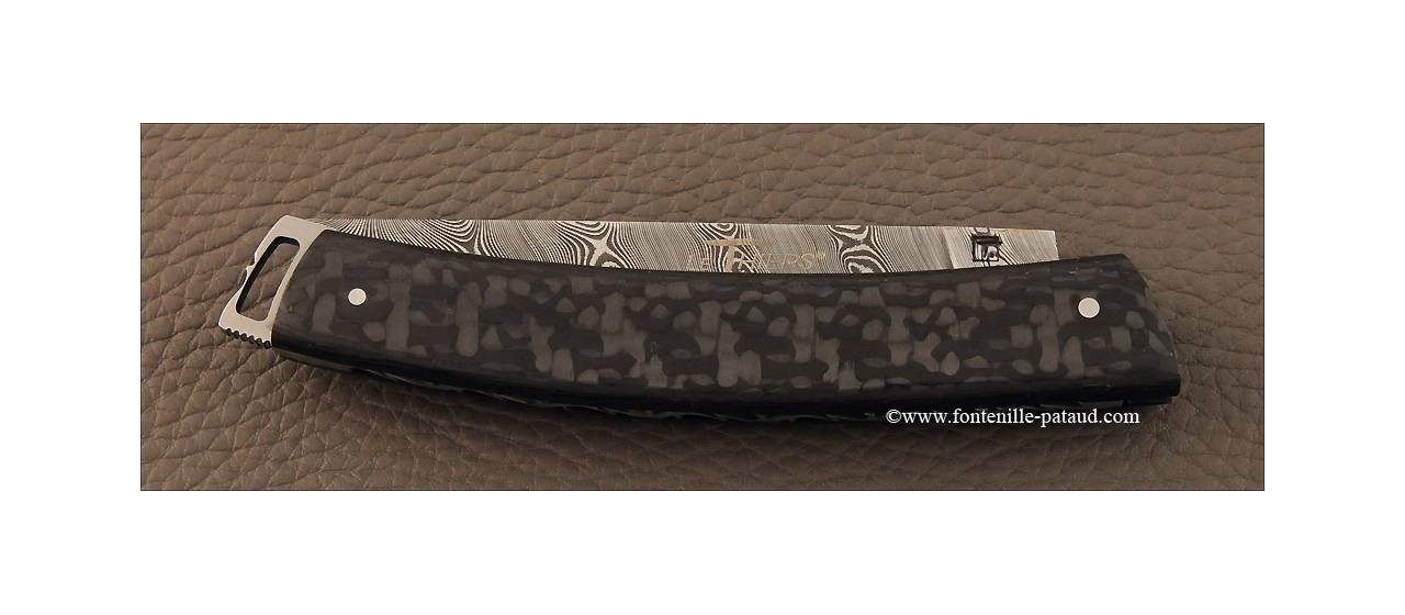 Le Thiers® Nature Damascus Carbon fiber ultra light