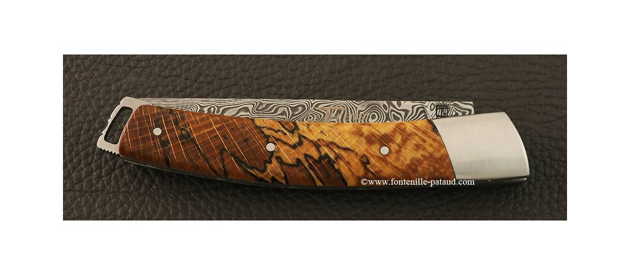 Le Thiers® Nature Damascus Stabilized beech