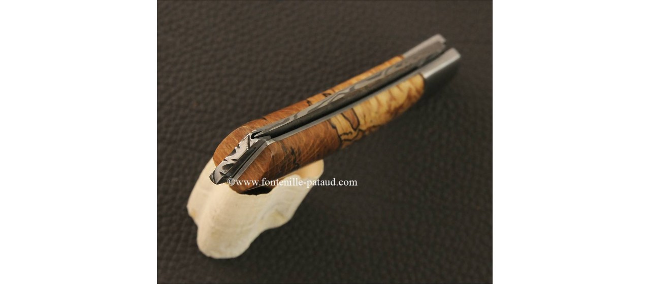 Le Thiers® Nature Damascus Stabilized beech