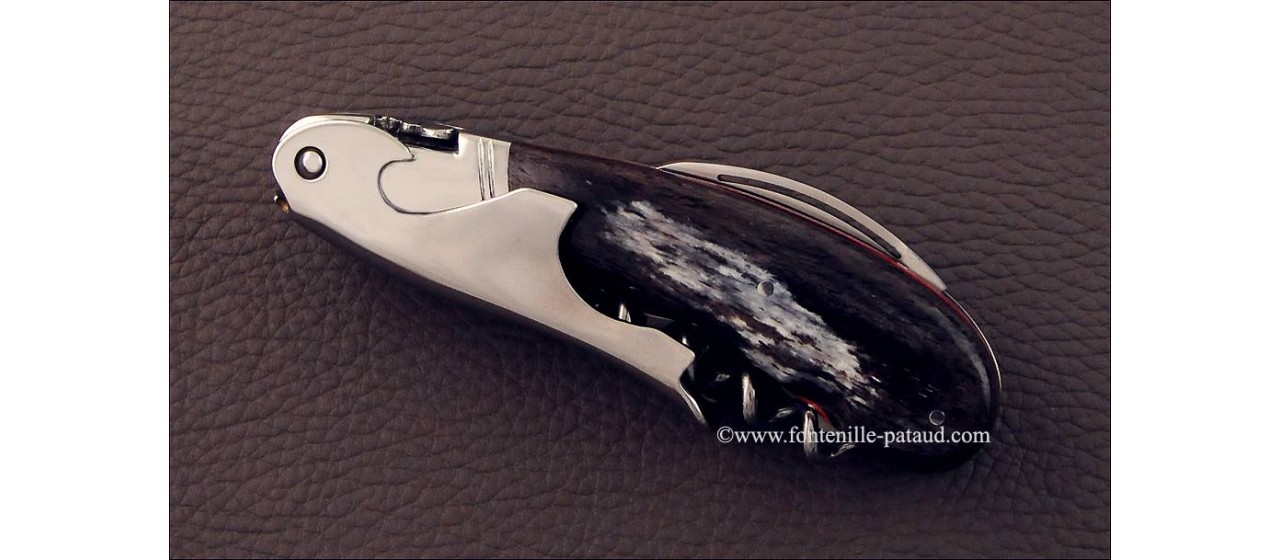 Laguiole Magnum corkscrew black bone