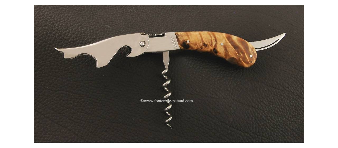 Laguiole Magnum corkscrew poplar burl