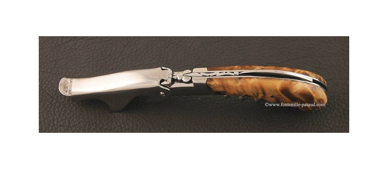 Laguiole Magnum corkscrew poplar burl