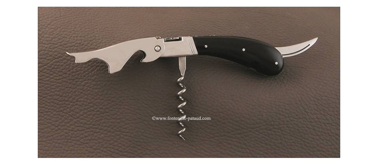 Laguiole Magnum corkscrew buffalo horn tip