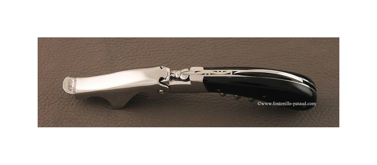 Laguiole Magnum corkscrew buffalo horn tip