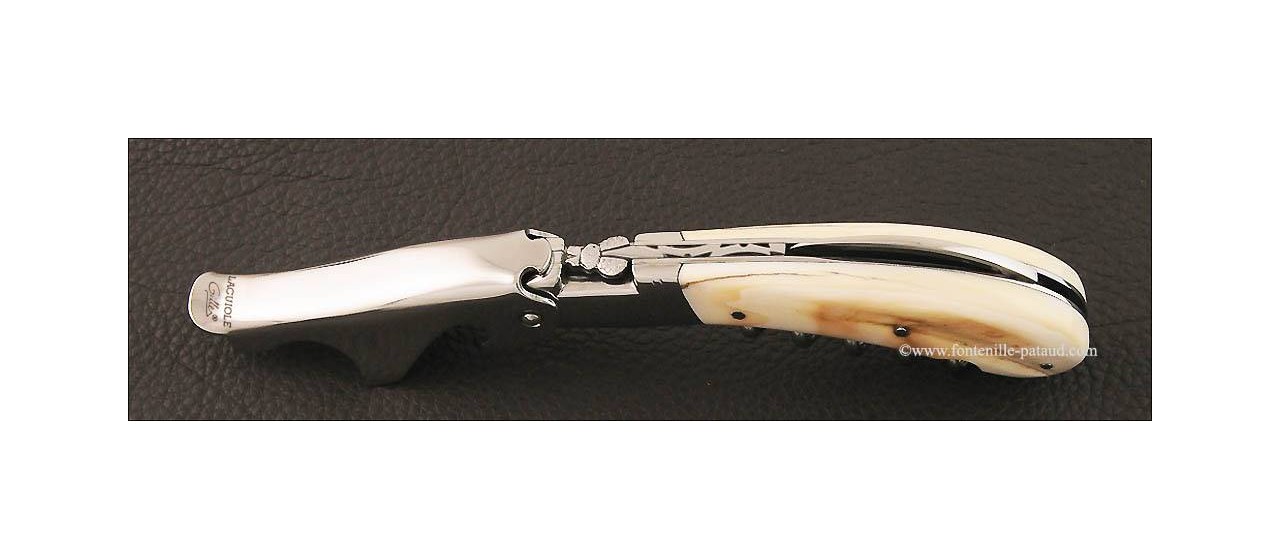 Laguiole Magnum corkscrew warthog ivory