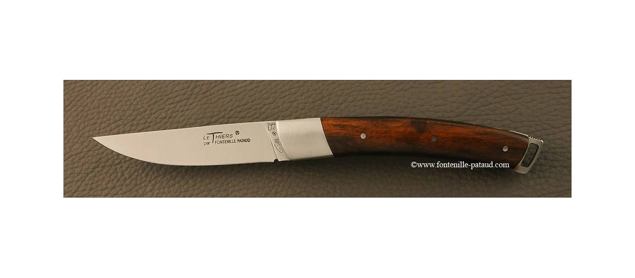 Couteau Le Thiers® Nature bois de fer