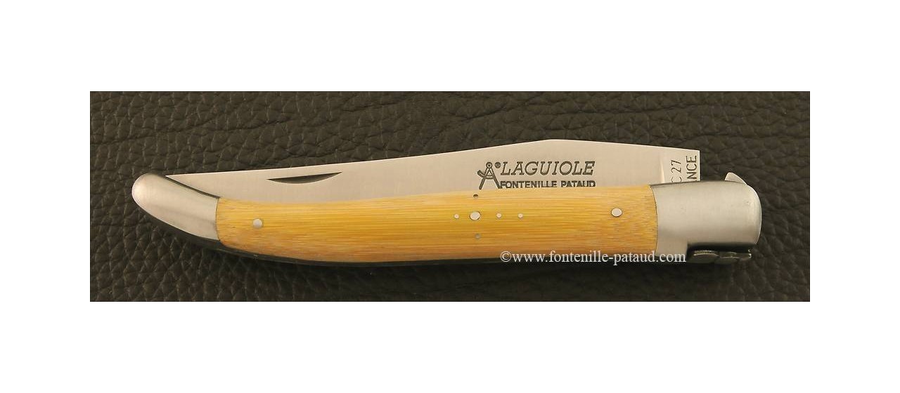 Laguiole Knife essential 12 cm Bamboo made in France