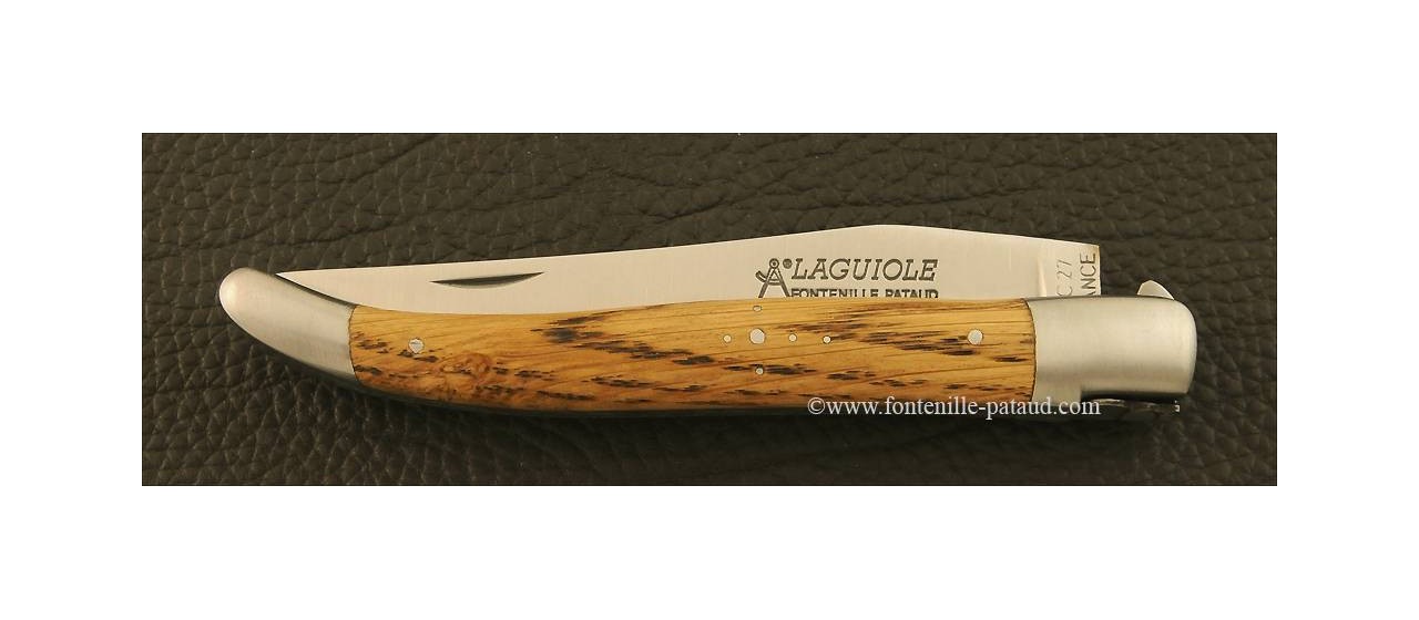 Laguiole Knife essential 12 cm Oak made in Thiers
