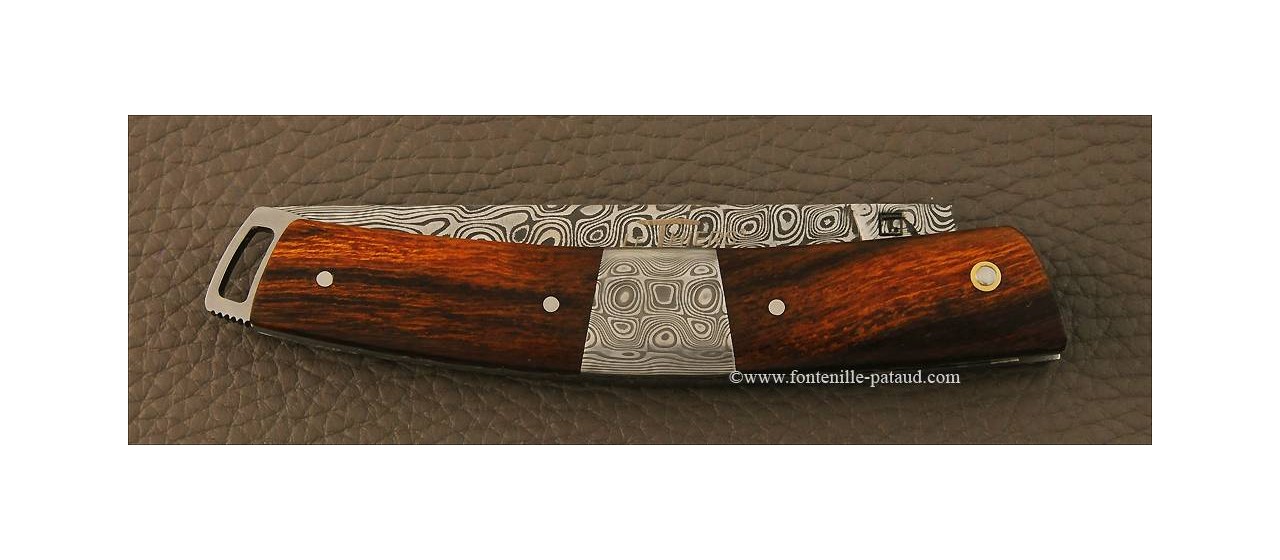 Le Thiers® Nature Damascus central bolster Arizona ironwood