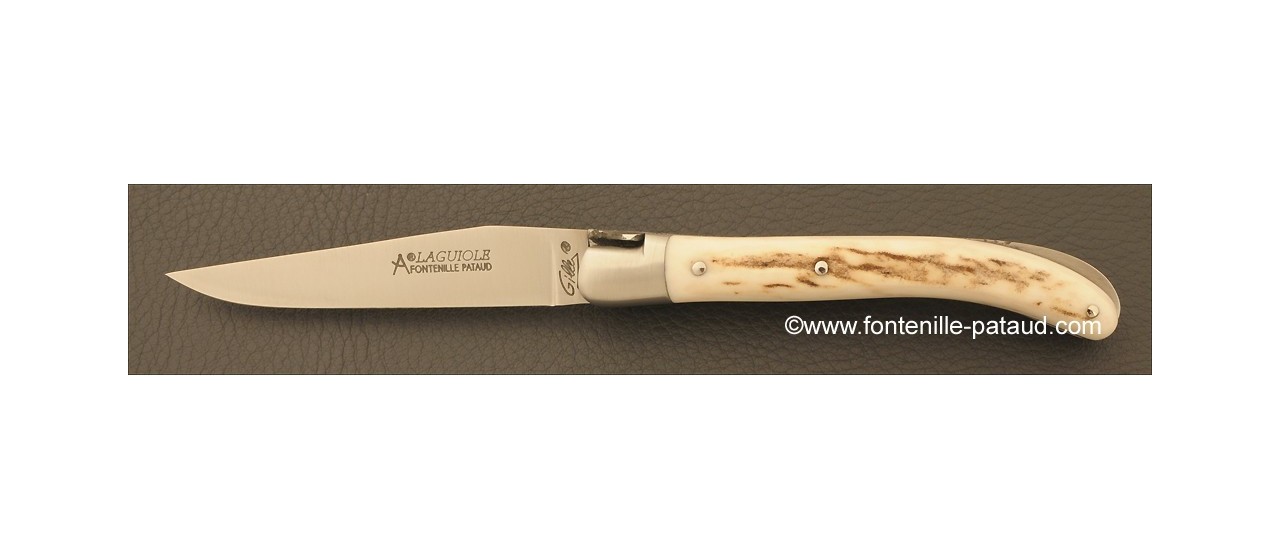 Couteau Laguiole Le Pocket Classique Bois de cerf
