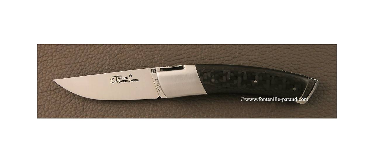 Le Thiers ® Gentleman knife carbon fiber
