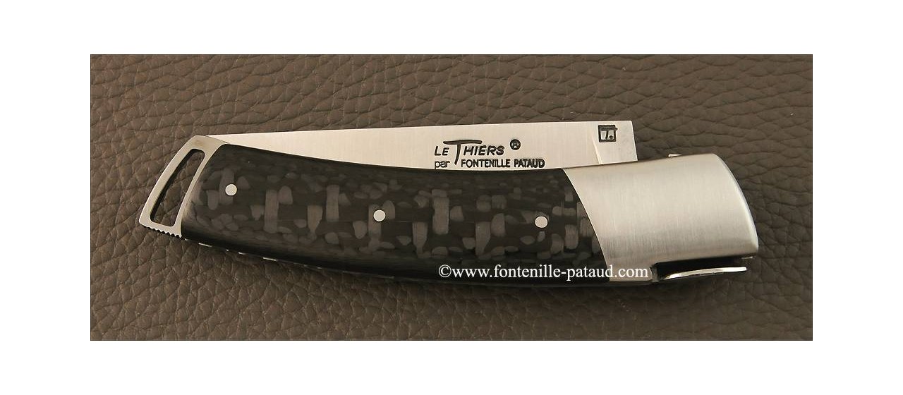 Le Thiers ® Gentleman knife carbon fiber