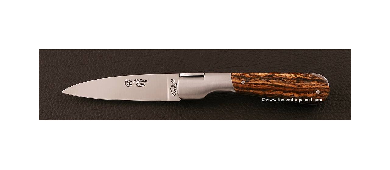 Couteau Pialincu Corse Classique Bocote