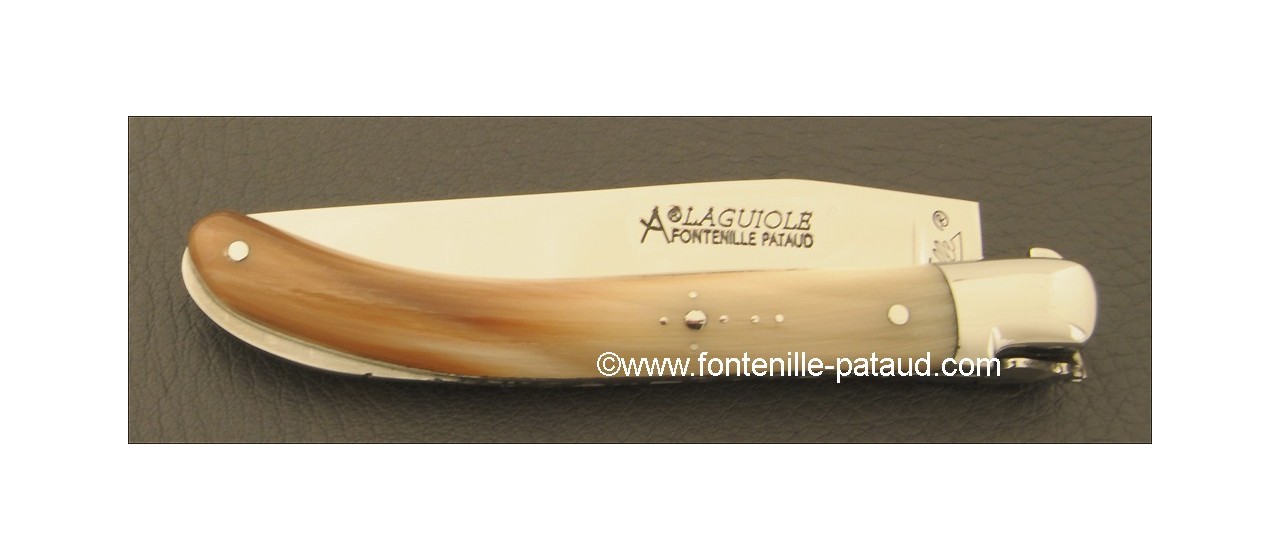 Laguiole Knife Le Pocket Classic Range Horn tip