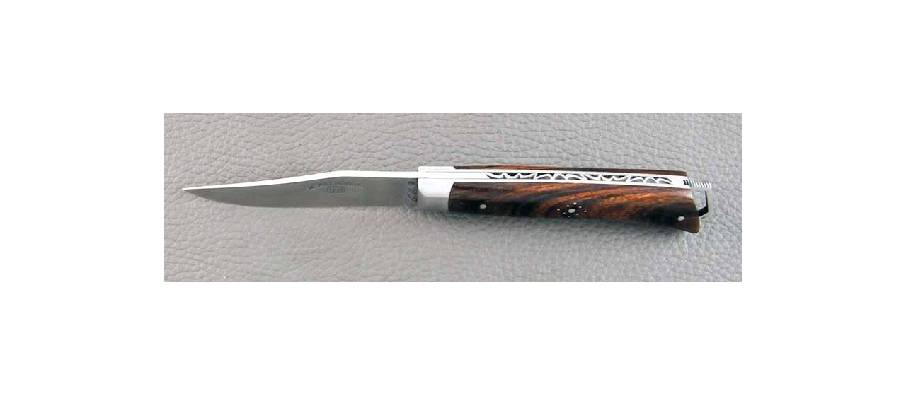 French Alpin knife and ironwood handle