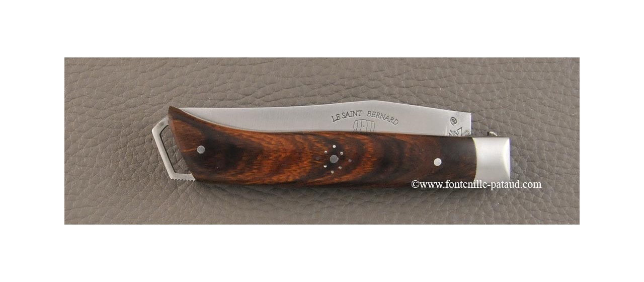 French Alpin knife and ironwood handle