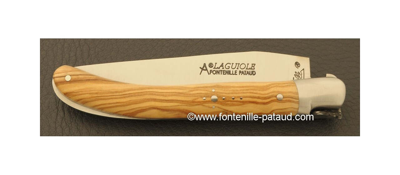 Laguiole Knife Le Pocket Classic Range Olivewood