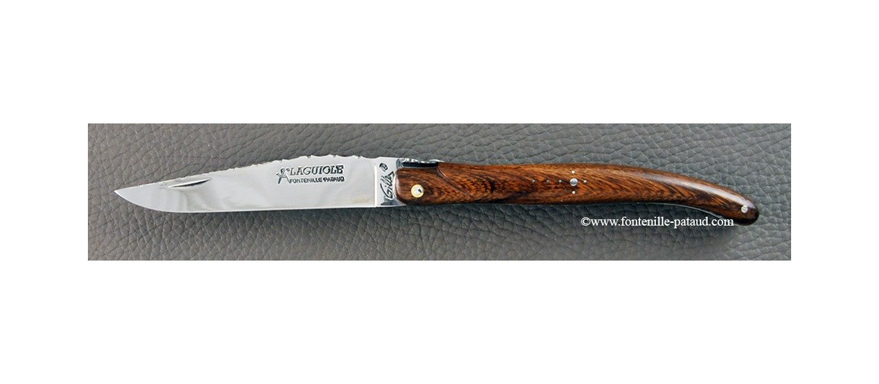 Laguiole knife full Arizona ironwood handle