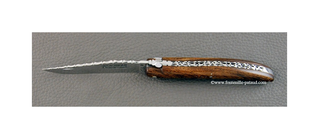 Laguiole knife full Arizona ironwood handle