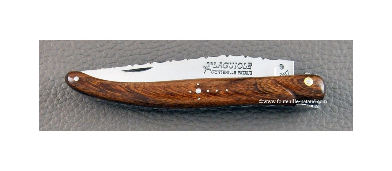 Laguiole knife full Arizona ironwood handle
