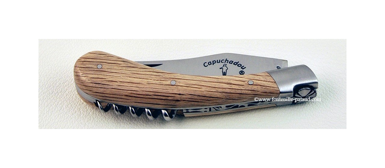 "Le Capuchadou" 12 cm Corkscrew, oak