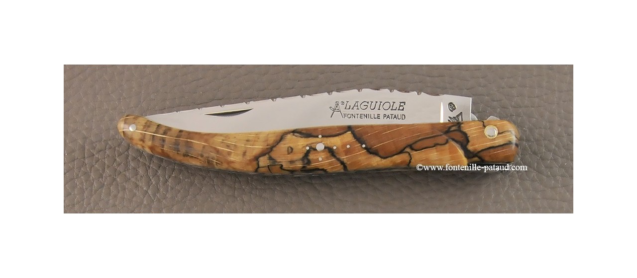 Laguiole knife full Arizona stabilized beech handle