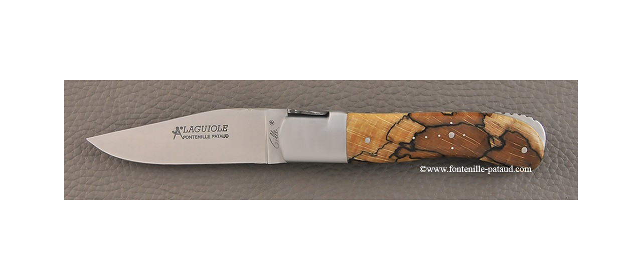 Laguiole Knife Gentleman Classic Range Stabilized beech wood