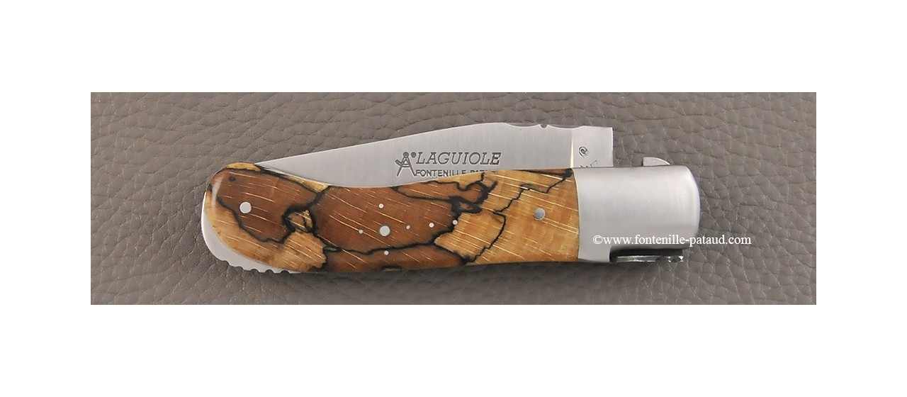 Laguiole Knife Gentleman Classic Range Stabilized beech wood