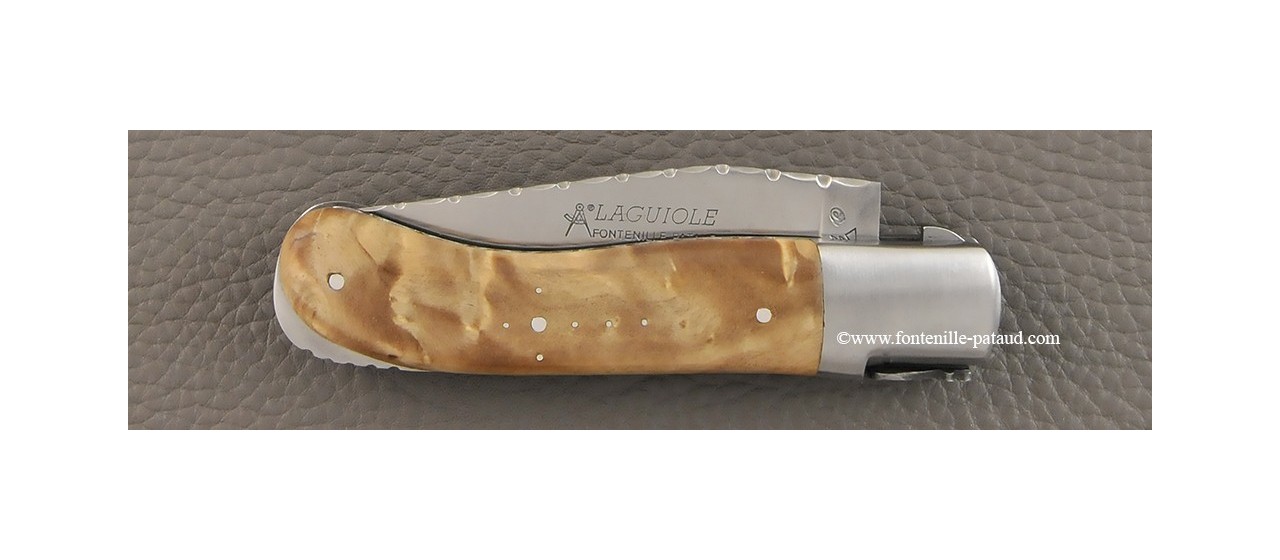 Laguiole Gentleman Guilloché Range Stabilized poplar burl