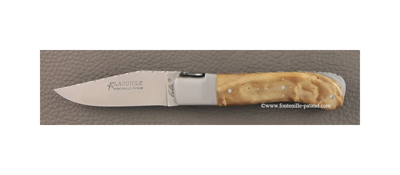 Laguiole Gentleman Guilloché Range Stabilized poplar burl