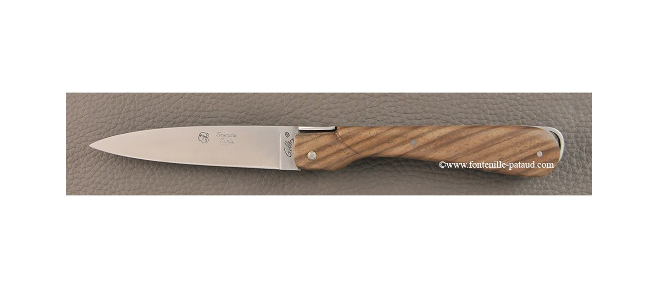 Couteau Corse Classique Plein manche Noyer