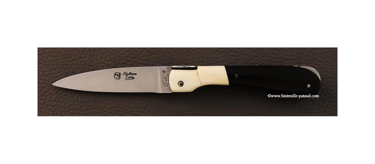 Corsican Pialincu knife Classic Range Real bone & ebony handle