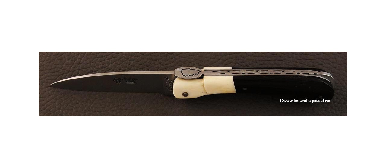 Corsican Pialincu knife Classic Range Real bone & ebony handle