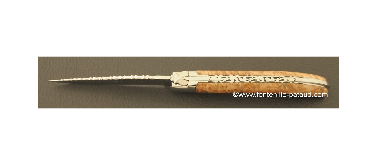 Laguiole Le Pocket Guilloché Range Stabilized Maple