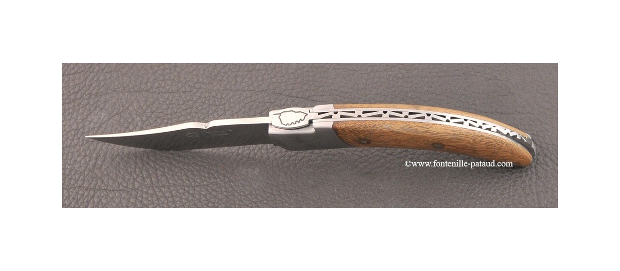 Corsican Rondinara knife classic range Mahogany