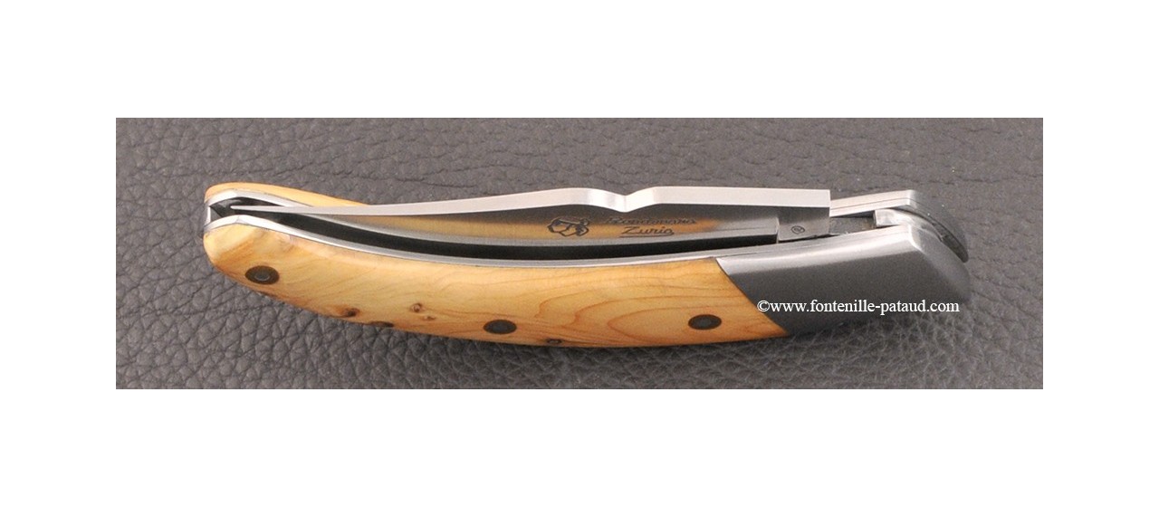 Corsican Rondinara knife classic range yew burl