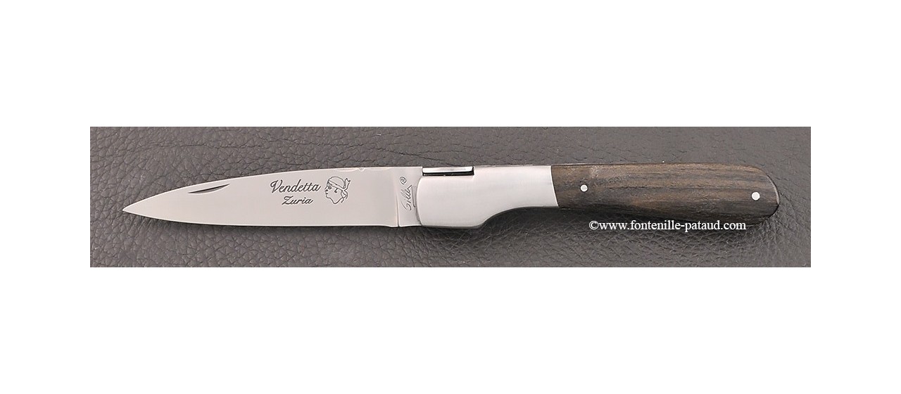 Corsican Vendetta knife Traditional Range green ebony