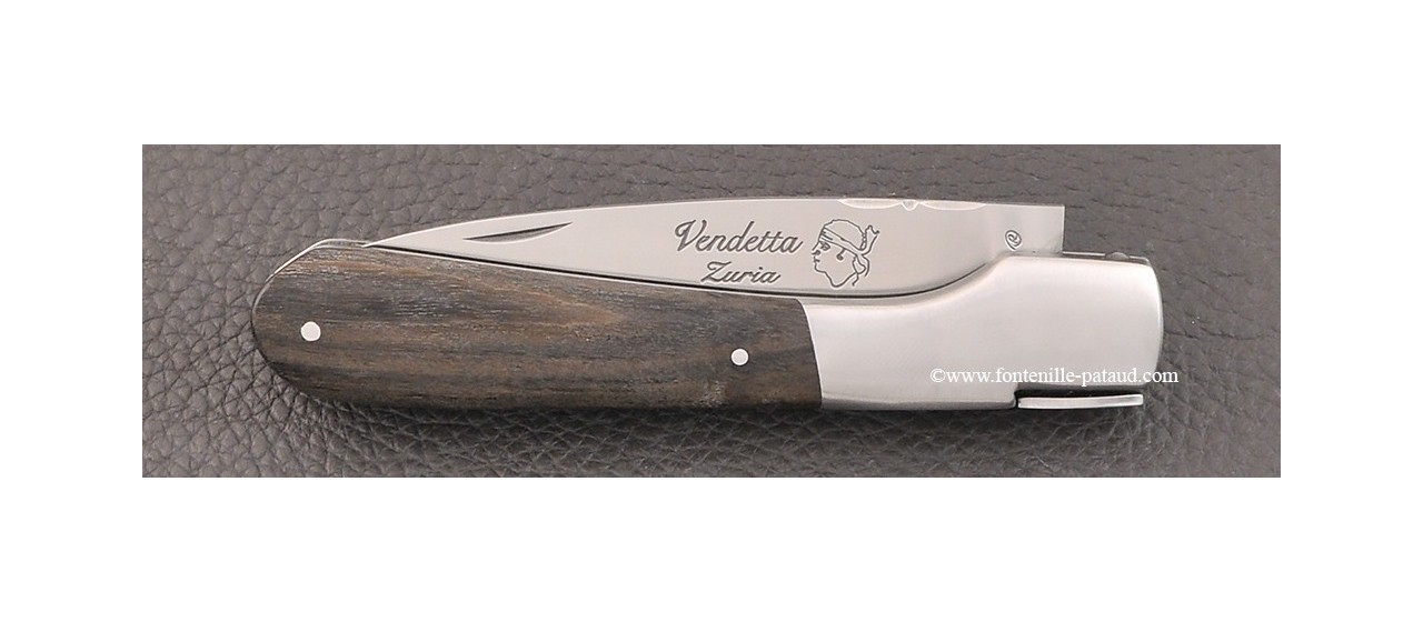 Corsican Vendetta knife Traditional Range green ebony