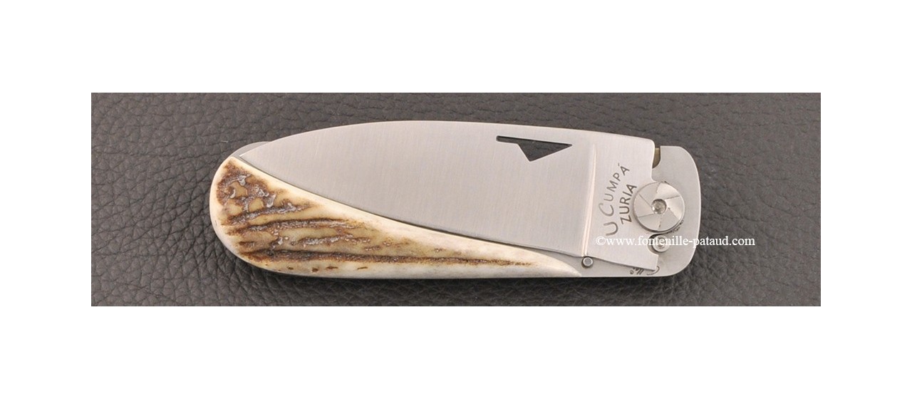 Corsican U Cumpa knife Classic range real stag horn