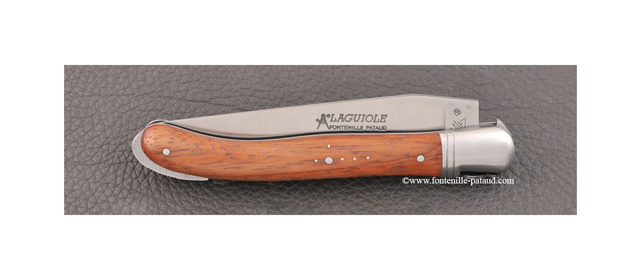 Laguiole knife by Gilles padouk wood