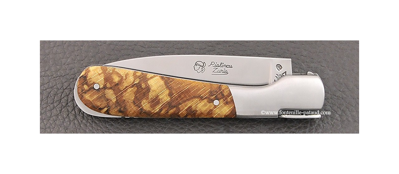 Corsican Pialincu knife Classic Range stabilized beech