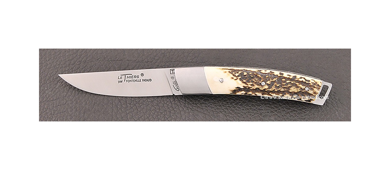 Le Thiers® Nature knife Real stag horn