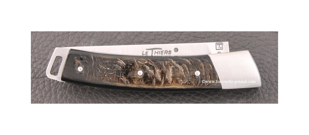 Le Thiers® Nature knife Buffalo bark handle