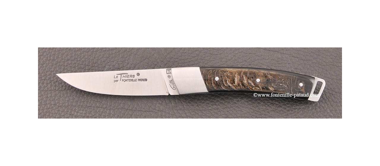 Le Thiers® Nature knife Buffalo bark handle