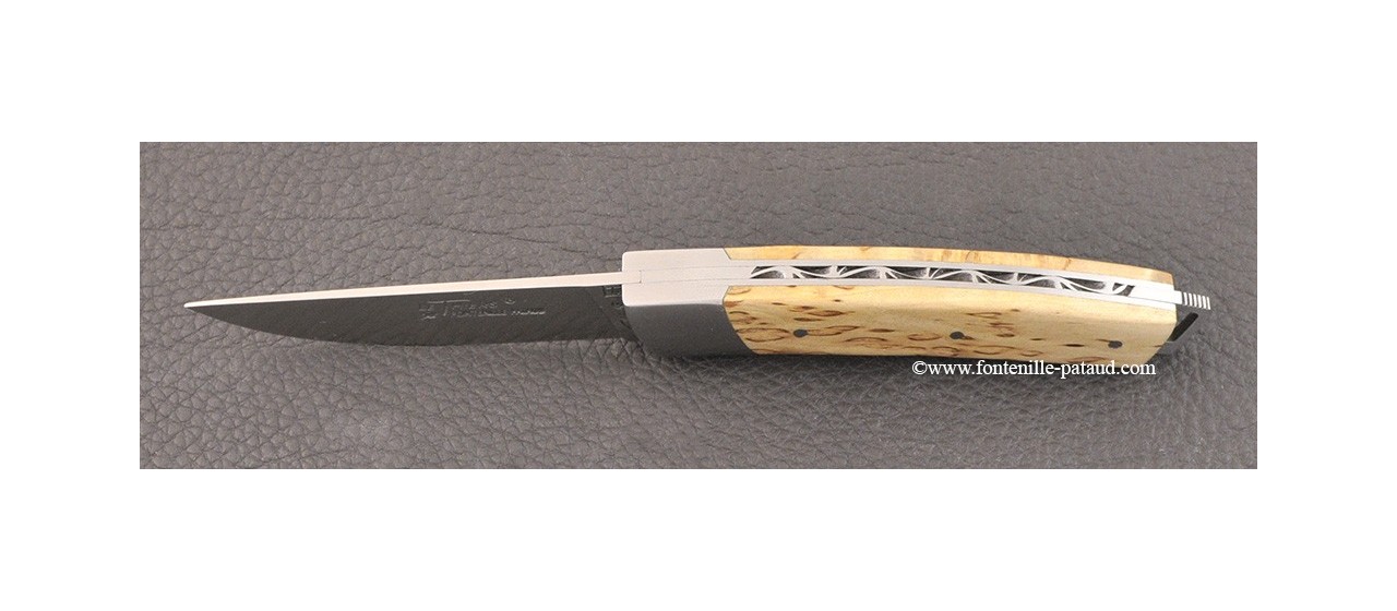 Le Thiers® Nature knife finnish curly birch handle