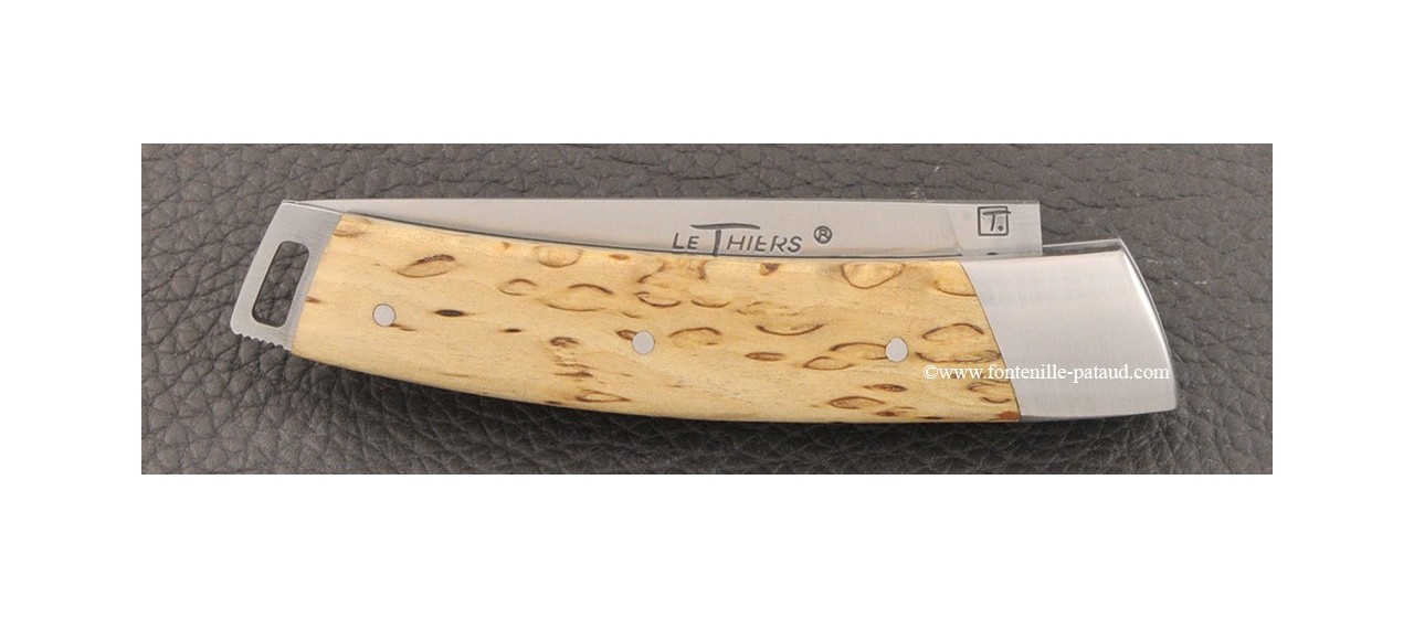 Le Thiers® Nature knife finnish curly birch handle