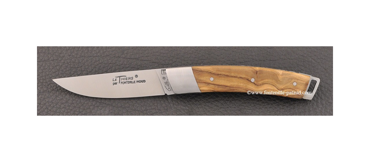 Le Thiers® Nature knife olivewood handle